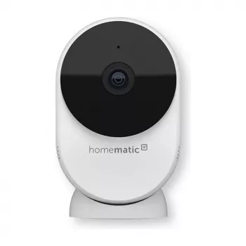 Homematic IP Indoor Camera basic (HmIP-CI-B) – 3 MP Wi-Fi Security Camera, Weiß/Schwarz