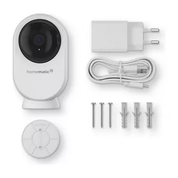 Homematic IP Indoor Camera plus (HmIP-CI-PL) - 4MP WLAN Sicherheitskamera, Weiß
