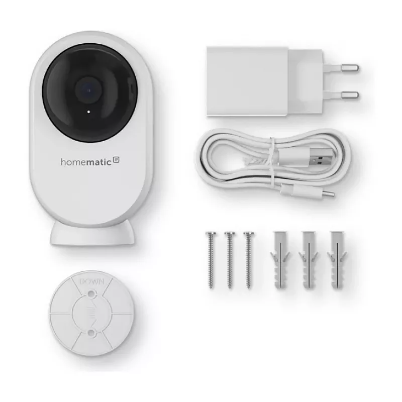 Homematic IP Indoor Camera plus (HmIP-CI-PL) - 4MP WLAN Sicherheitskamera, Weiß