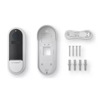 Homematic IP Video Doorbell HmIP-CODB, 3 MP, Wi-Fi, Weiß