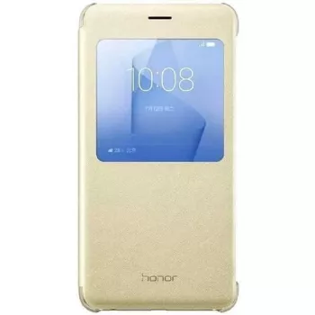 HONOR 8 Smart Cover Gold - Flip Case mit Smart Window