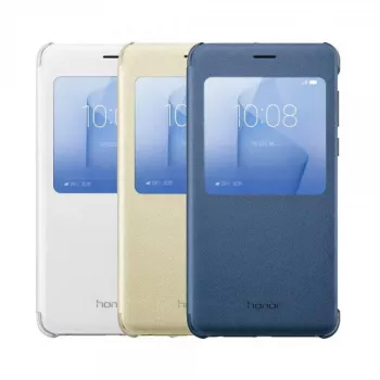 HONOR 8 Smart Cover Gold - Flip Case mit Smart Window