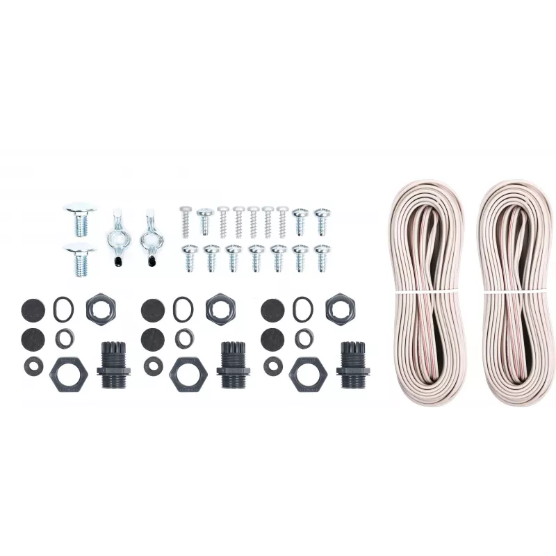 HORMANN SK Kit Lineamatic, Portronic D 5000 – Sommer EL-301 Lichtschranken-Paar & SLK 24V LED-Warnleuchte mit Montageschrauben