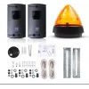 HORMANN SK Kit Lineamatic, Portronic D 5000 – Sommer EL-301 Lichtschranken-Paar & SLK 24V LED-Warnleuchte mit Montageschrauben