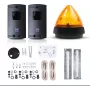 HORMANN SK Kit Lineamatic, Portronic D 5000 – Sommer EL-301 Lichtschranken-Paar & SLK 24V LED-Warnleuchte mit Montageschrauben