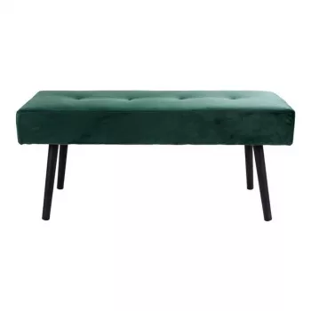 House Nordic Sitzbank mit Samtbezug Grün 100x35x44