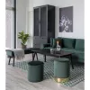 House Nordic Sitzbank mit Samtbezug Grün 100x35x44