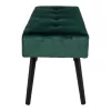 House Nordic Sitzbank mit Samtbezug Grün 100x35x44