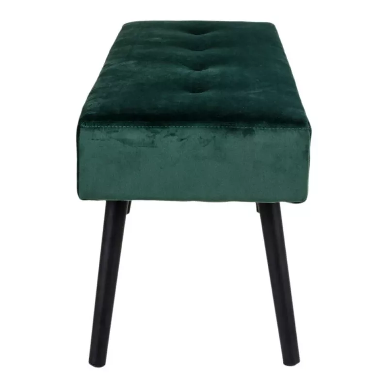 House Nordic Sitzbank mit Samtbezug Grün 100x35x44