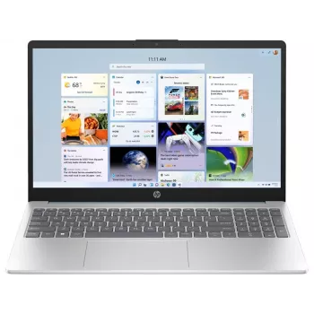 HP 15-fd0287ns Laptop 15,6 Zoll FHD IPS | Intel Core i7-1355U 13. Generation | 16GB DDR4 | 512GB SSD | Intel Iris Xe Grafik | Windows 11 Home | Wi-Fi 6 | Silber