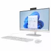 HP 24-cr0430ng 23.8 Zoll All-in-One Desktop-PC, Intel Core i3-1315U, 8 GB RAM, 256 GB SSD, Windows 11 Home, Weiß