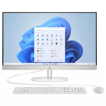 HP 27-cr0457ng All-in-One PC, 27 Zoll FHD Display, Intel Core i5-1335U, 8GB RAM, 512GB SSD, Windows 11 Home, Weiß