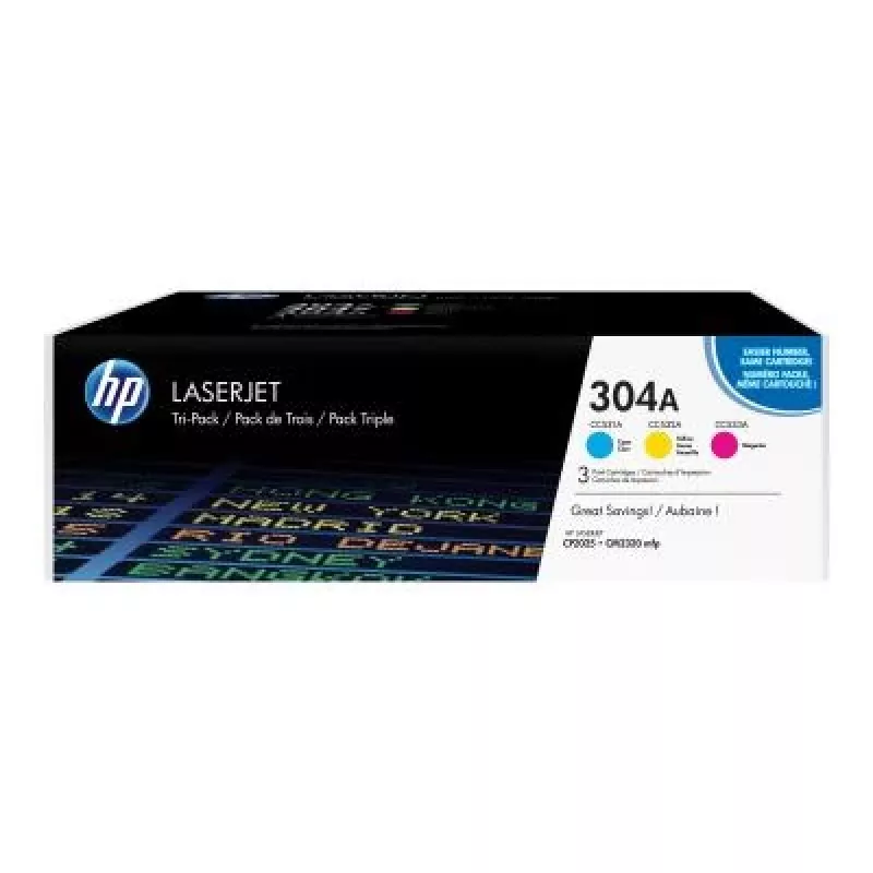 HP 304A Multipack Original Ink Cartridge (Schwarz & Dreifarbig) (CF372AM)