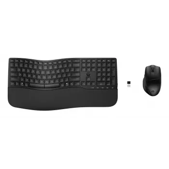 HP 680 Comfort Keyboard and Mouse Set - Dual Wireless - Schwarz