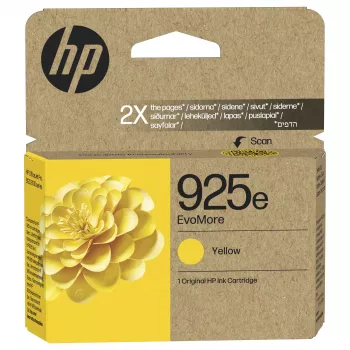 HP 925e EvoMore Yellow Original Ink Cartridge - 800 Seiten