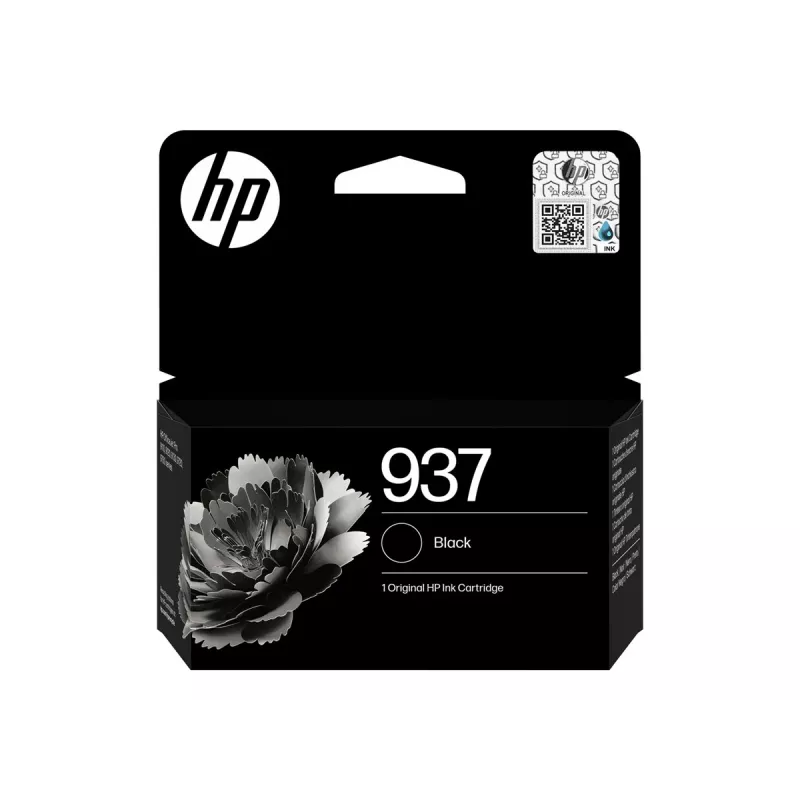 HP 937 Schwarz Original Tintenpatrone (4S6W5NE#30B)