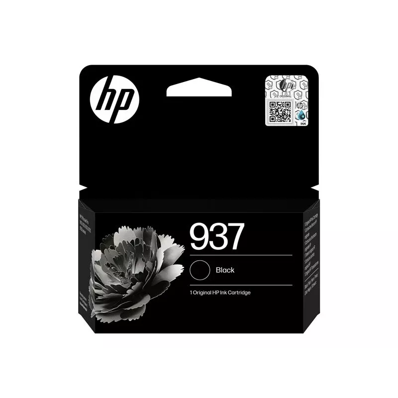 HP 937 Schwarz Original Tintenpatrone (4S6W5NE#30B)
