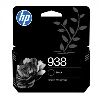 HP 938 Original High-Yield Schwarze Tintenpatrone (1.450 Seiten)