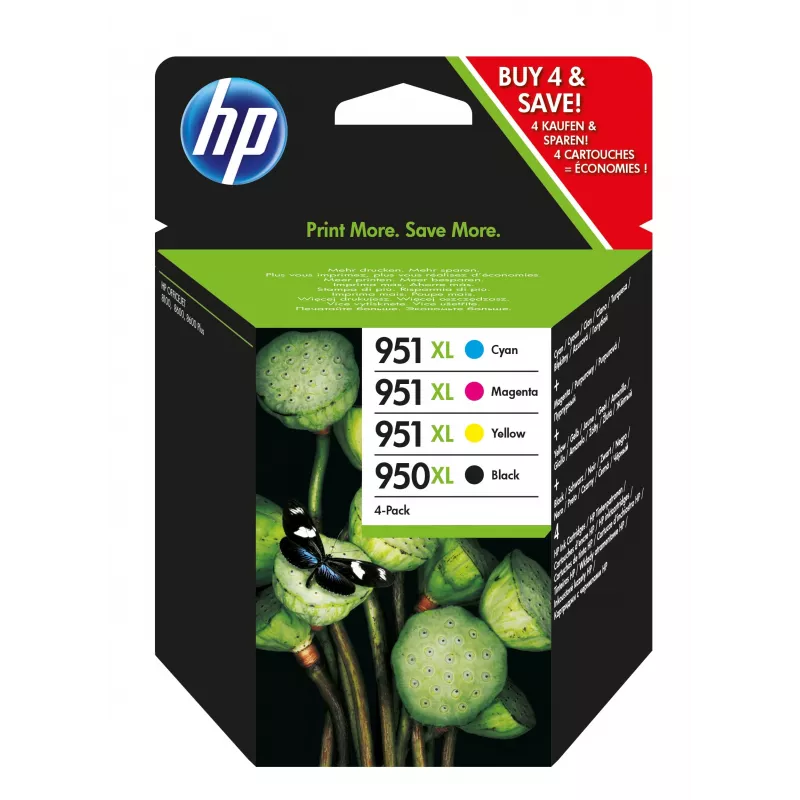 HP 950XL/951XL Combo Pack - 4er-Pack - High Yield