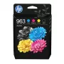 HP 963 Original Ink Cartridge Multipack (4er-Pack) - Schwarz, Cyan, Magenta, Gelb - High Yield