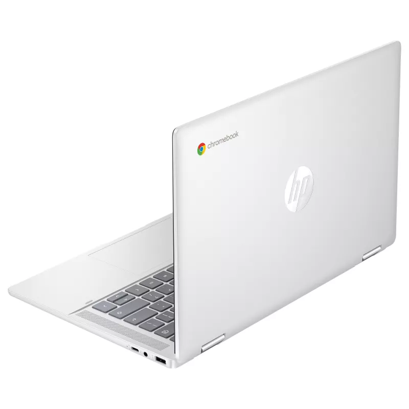HP Chromebook x360 14b-cd0420ngx - 14 inch FHD IPS Touchscreen Convertible - Intel N200 - 8GB RAM - 128GB UFS - Chrome OS - Silber