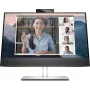 HP E24Mv G4 23,8 inch Full HD IPS Monitor mit 5MP Webcam, USB-C Docking und 65W Power Delivery - Schwarz & Silber 195122021795