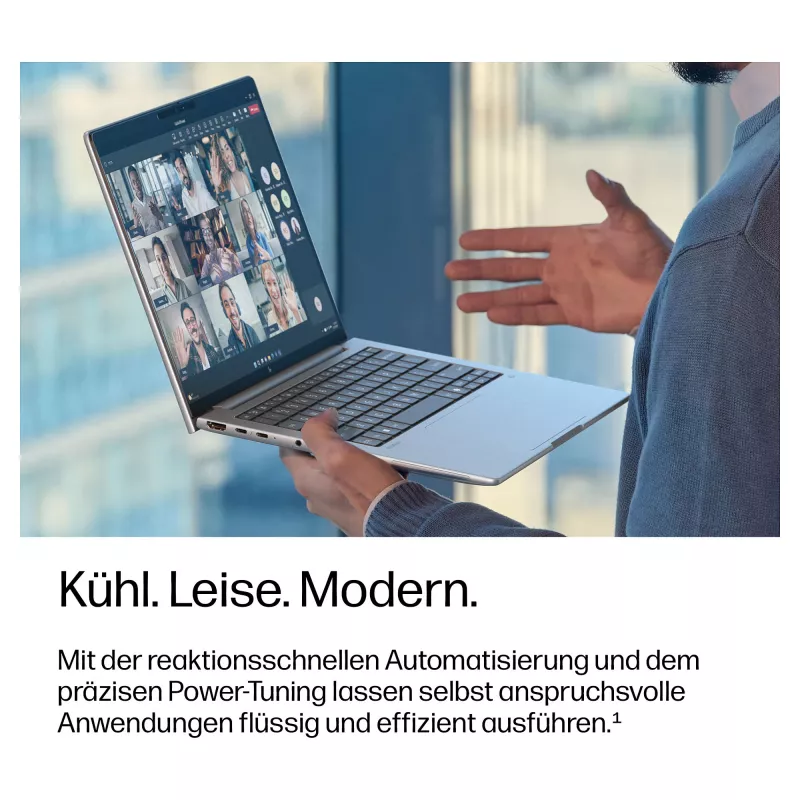 HP EliteBook 8 G2i 14 Zoll Intel Core Ultra 7 355 32GB RAM 1TB SSD Windows 11 Pro Business-Notebook (Silber, deutsche Tastatur)