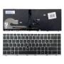 HP EliteBook 840 G5 / 846 G5 / 745 G5 Ersatztastatur - Silber, beleuchtet, US-Englisches Layout