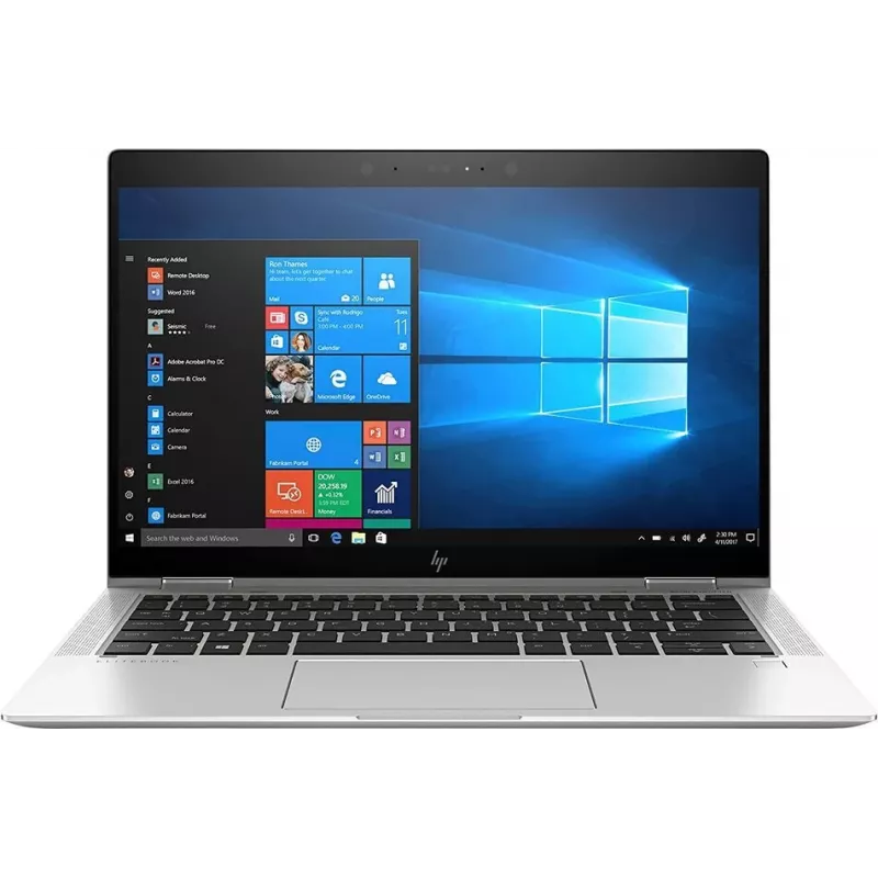 HP EliteBook x360 1030 G3 13,3 Zoll FHD Touchscreen Convertible Laptop, Intel Core i5-8250U, 8 GB RAM, 256 GB SSD, Windows 10 Pro, Silber