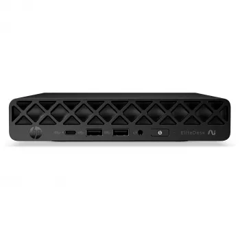 HP EliteDesk 8 Mini G2a Mini-PC, AMD Ryzen AI 5 435, 16GB RAM, 512GB SSD, Windows 11 Pro, Schwarz