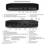 HP EliteDesk 805 G6 Desktop Mini | AMD Ryzen 5 PRO 4650GE | 16GB RAM | 256GB SSD | Windows 11 Pro (Erneuert Grad B)