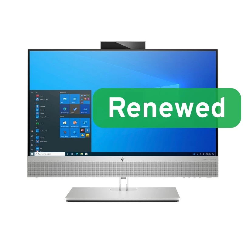 HP EliteOne 800 G8 AIO 24 All-in-One-PC – Intel Core i5-11500, 16GB DDR4 RAM, 256GB SSD, 23,8 Zoll Full HD, Windows 11 Pro (Renewed Grade A)