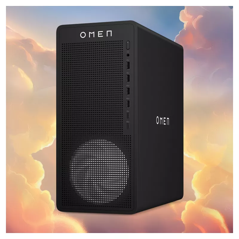 HP OMEN 16L TG03-0472ng Gaming Desktop, AMD Ryzen 7 8700F, 16GB DDR5, 512GB SSD, RTX 5050, Windows 11 Home