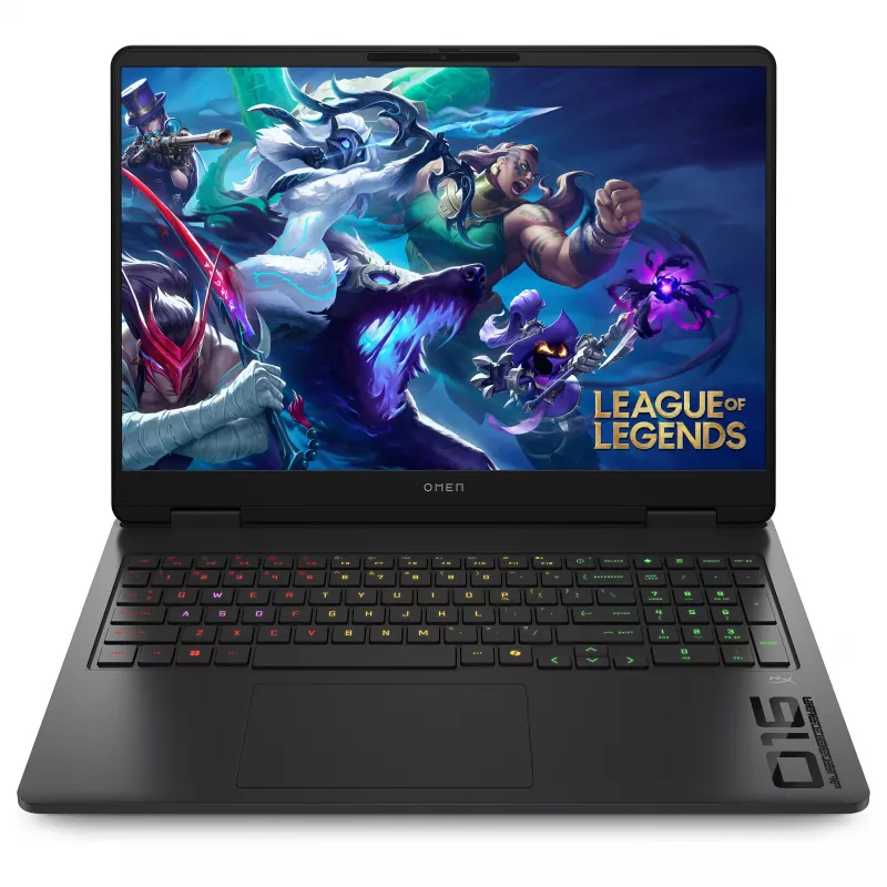 HP OMEN Gaming Laptop 16-ap0493ng 16,1 inch WQXGA IPS 240Hz AMD Ryzen 9 8940HX 32GB DDR5 1TB SSD RTX 4060 Windows 11 Home Shadow Black Deutsche Tastatur