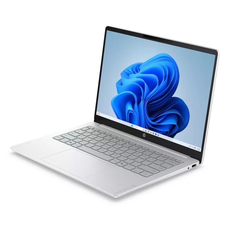 HP OmniBook 3 14-hu0012nwx 14 Zoll 2K IPS Laptop - Intel Core 3 100U, 8GB DDR5, 256GB SSD, Windows 11 Home, Glacier Silver