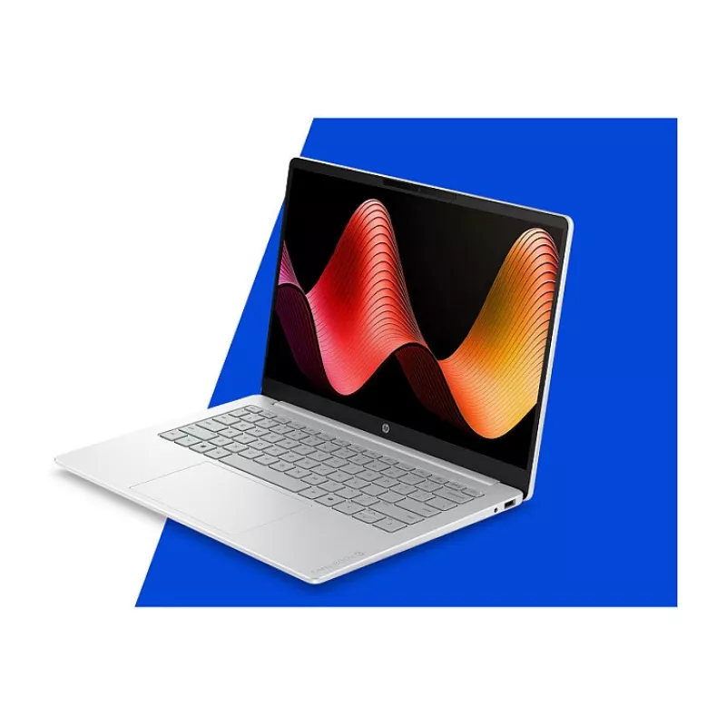 HP OmniBook 3 14-hy0130ng 14 Zoll FHD IPS Laptop, AMD Ryzen 3 7320U, 8GB RAM, 512GB SSD, FreeDOS, Natural Silver