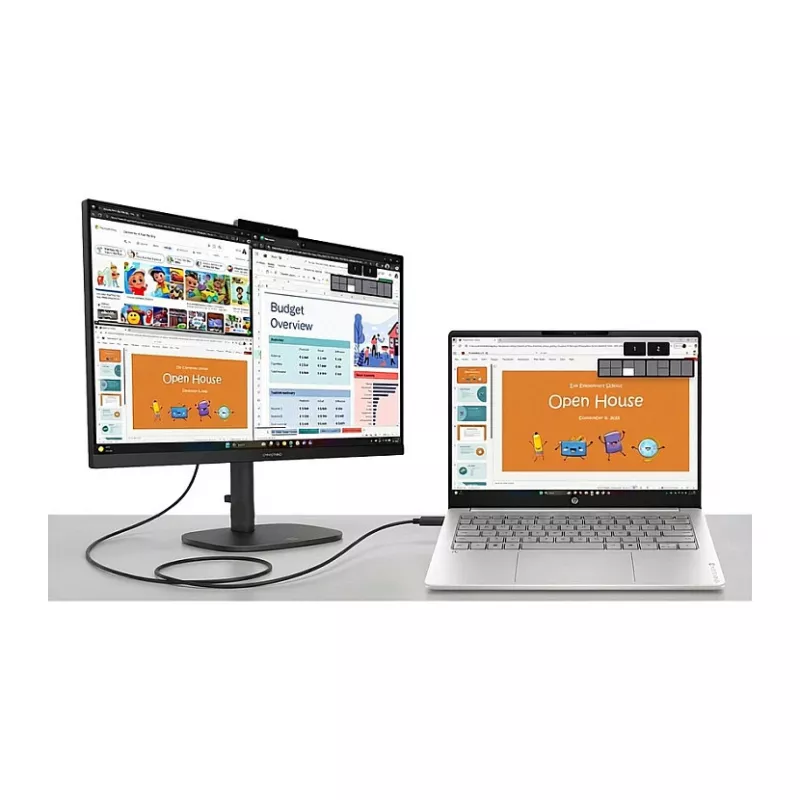 HP OmniBook 3 16-bu0055ngx 16-Zoll-Laptop, Intel Core Ultra 5 225U, 24 GB DDR5-RAM, 512 GB SSD, Windows 11 Home, Silber