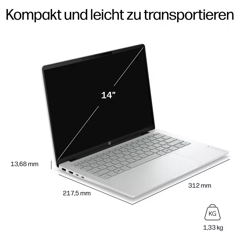 HP OmniBook 5 14-hh0451ngx 14 inch FHD Laptop - Intel Core Ultra 5 120U - 16GB RAM - 512GB SSD - Win 11 Home