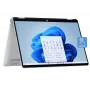 HP OmniBook 5 Flip 14-fp0011nx Convertible Laptop, Intel Core 5 120U, 16 GB RAM, 512 GB SSD, 14,0 inch WUXGA Touchscreen, Windows 11 Home, Natural Silver (generalüberholt)