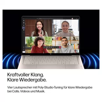 HP OmniBook Ultra 14-kd0471ngx Laptop, Intel Core 7 356H, 32GB RAM, 1TB SSD, 14 Zoll Touchscreen, Windows 11 Home, deutsche Tastatur