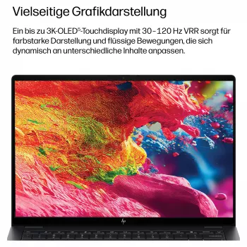 HP OmniBook Ultra 14-kd0472ngx, Intel Core Ultra 7 356H, 32GB RAM, 1TB SSD, 14 Zoll Touchscreen, Windows 11 Home, Natural Silver (deutsche Tastatur)
