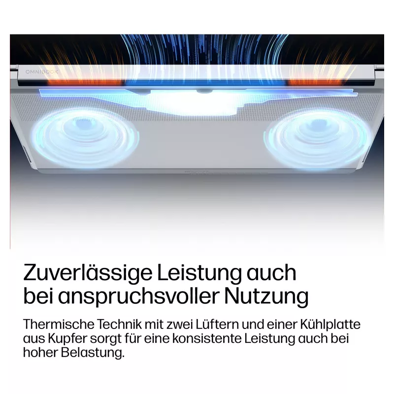 HP OmniBook X Next Gen AI 14-ka0050ngx CU5 325/16/512SSD/W11 Home - Deutsches Tastaturlayout, Meteorite Grey