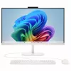 HP OmniStudio 27-cw0471ng All-in-One PC, 27 Zoll QHD IPS, AMD Ryzen AI 7 445, 16GB RAM, 512GB SSD, Windows 11 Home, Weiß
