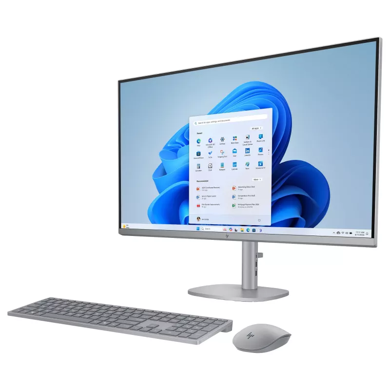 HP OmniStudio X All-in-One 32-c0077ng, silber, Windows 11 Home
