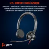 HP Poly Blackwire 3325 Stereo Microsoft Teams Certified USB-C Headset +3,5mm Klinke +USB-C/A Adapter