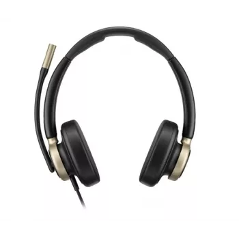 HP Poly Mission 825 Kabelgebundenes Stereo-USB-Headset mit ANC - Schwarz