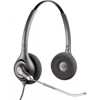 HP POLY Plantronics SupraPlus H261H Binaurales kabelgebundenes Breitband-Headset mit geräuschunterdrückendem Mikrofon (87129-02)