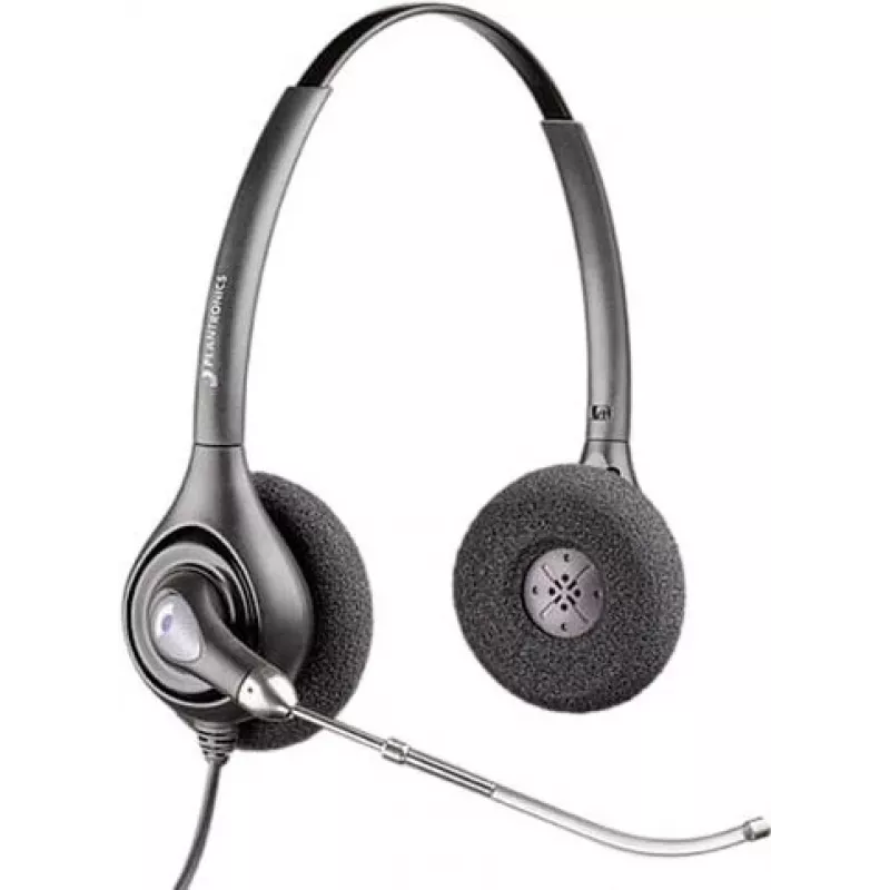 HP POLY Plantronics SupraPlus H261H Binaurales kabelgebundenes Breitband-Headset mit geräuschunterdrückendem Mikrofon (87129-02)