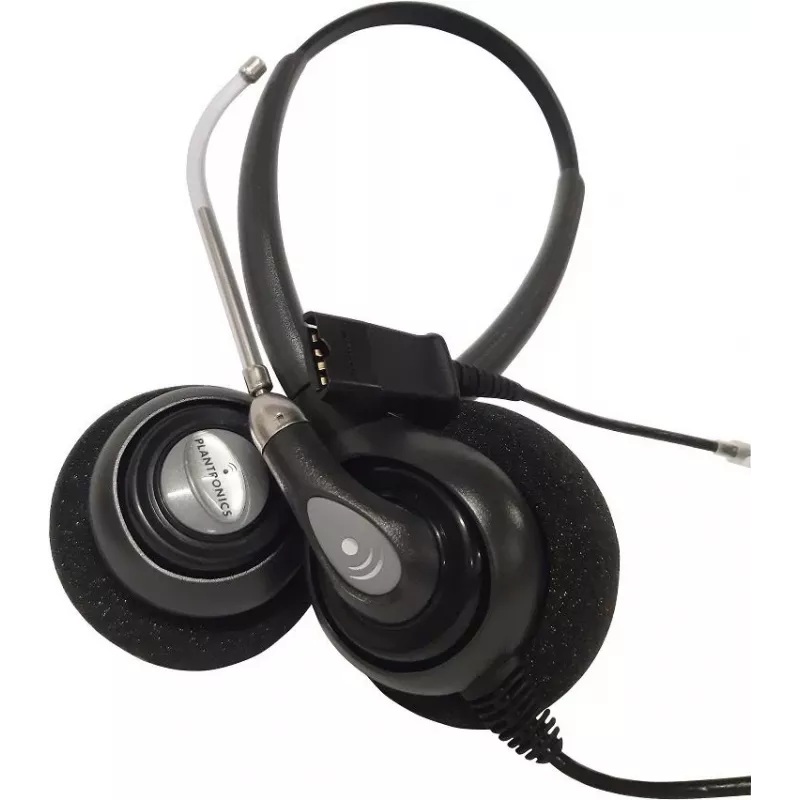 HP POLY Plantronics SupraPlus H261H Binaurales kabelgebundenes Breitband-Headset mit geräuschunterdrückendem Mikrofon (87129-02)