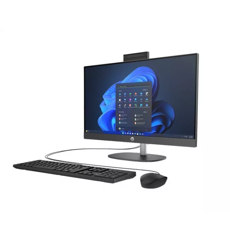 HP ProOne 245 G10 AiO, Ryzen 5 7520U, 8 GB RAM, Windows 11 Pro, SSD (generalüberholt)